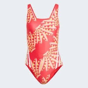 NWT Adidas x FARM RIO 3-STRIPES CLX SWIMSUIT 1X